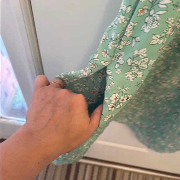 Haptics Mint Floral Dress - Picture 5 of 9